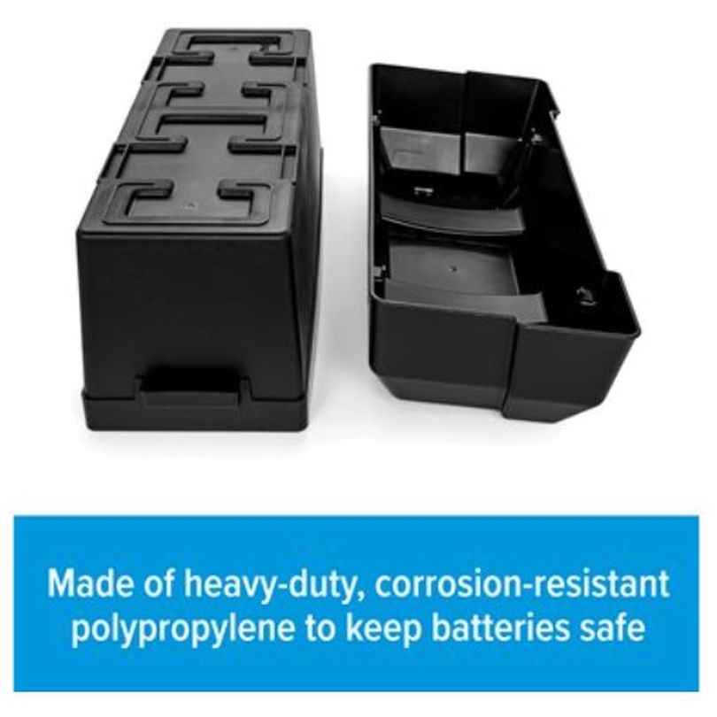 DOUBLE BATTERY BOX, END TO END